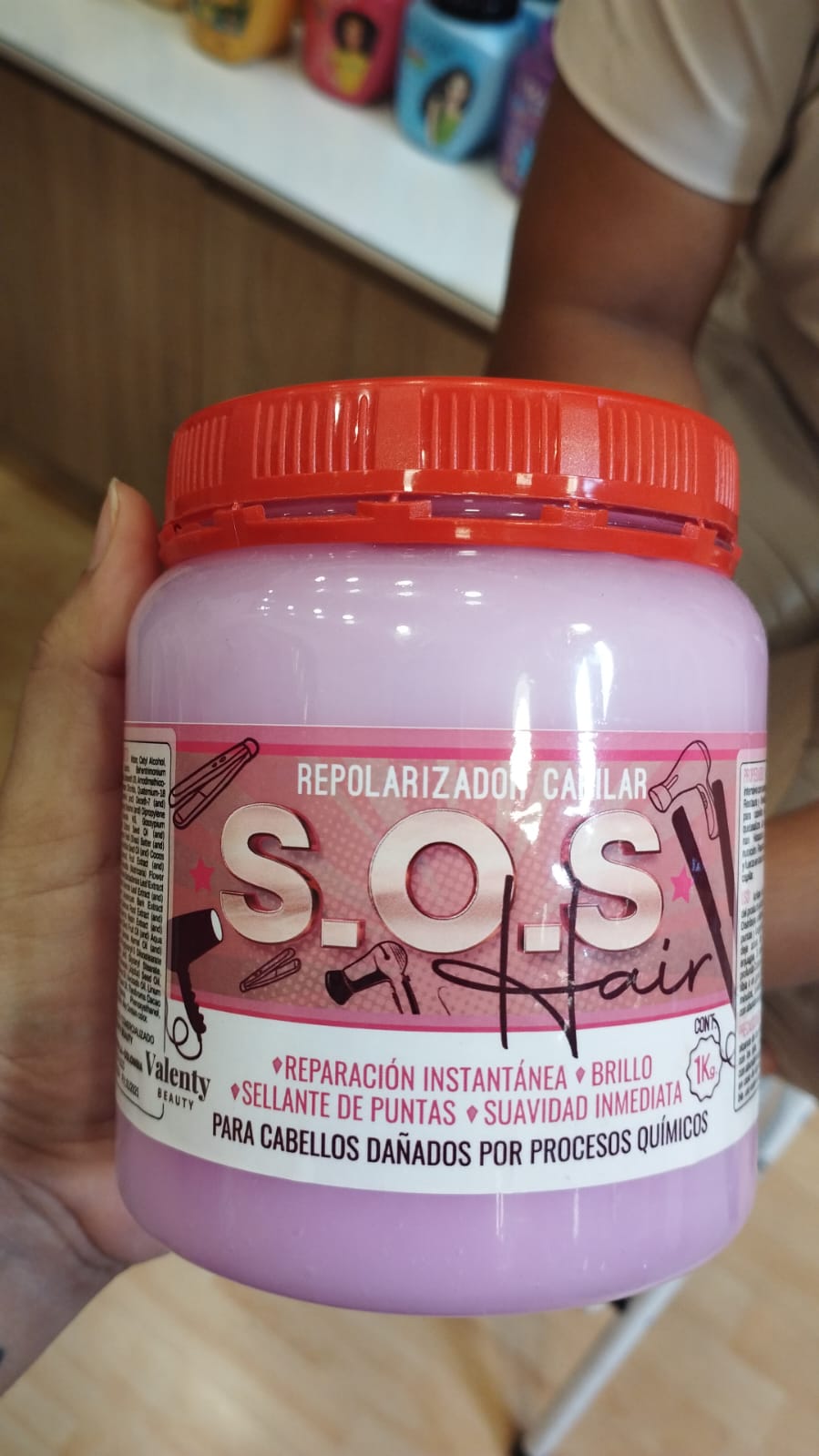 Kiowo Miniboom Repolarizador Capilar Sos Hair 1kg