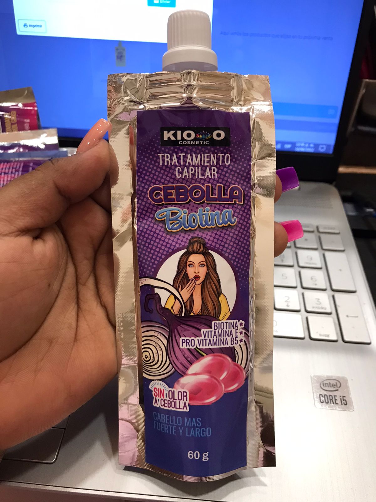 Kiowo Sachet Cebolla+Biotina 60gr