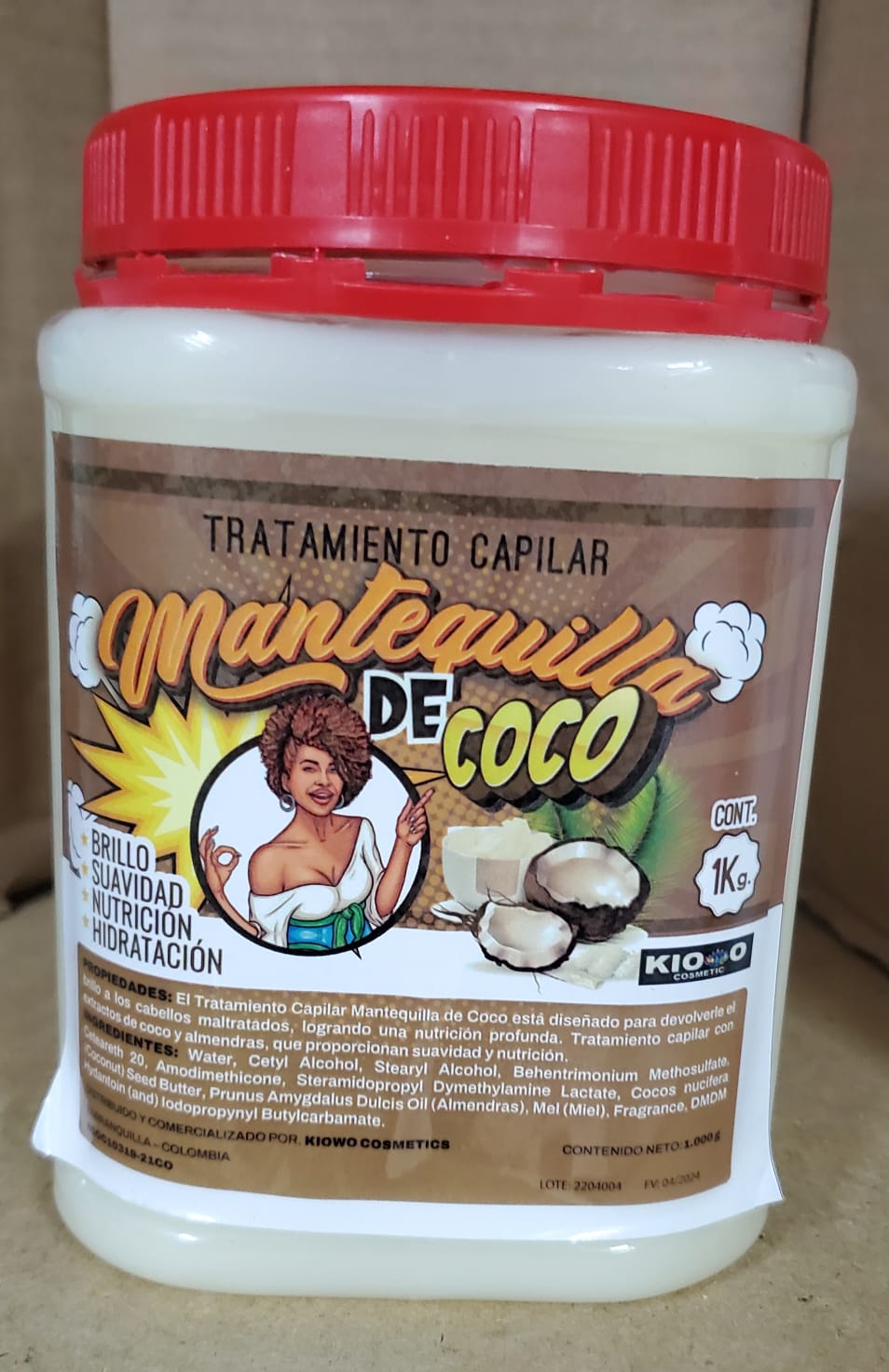 Kiowo Miniboom Mantequilla De Coco 1kg