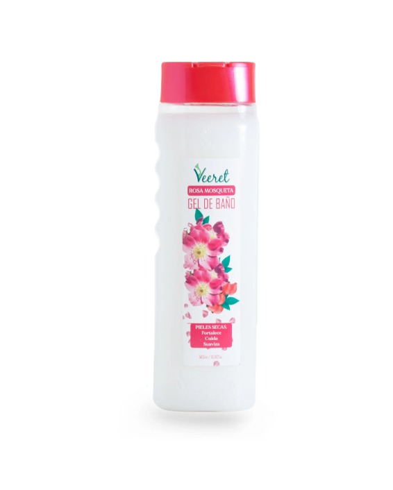 Veeret Gel De Baño Rosa Mosqueta 500ml