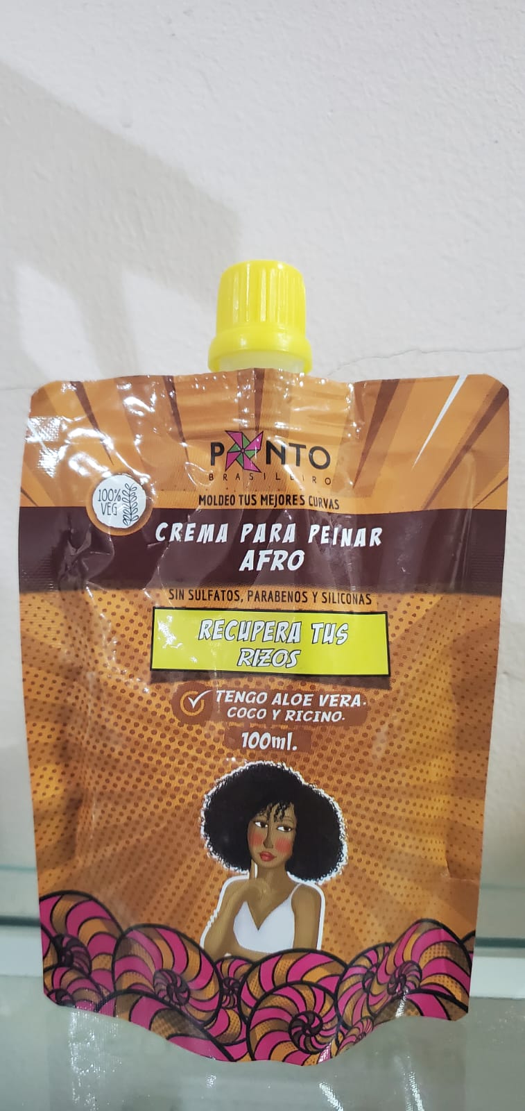 Ponto Sachet Crema Para Peinar Afro 100mml