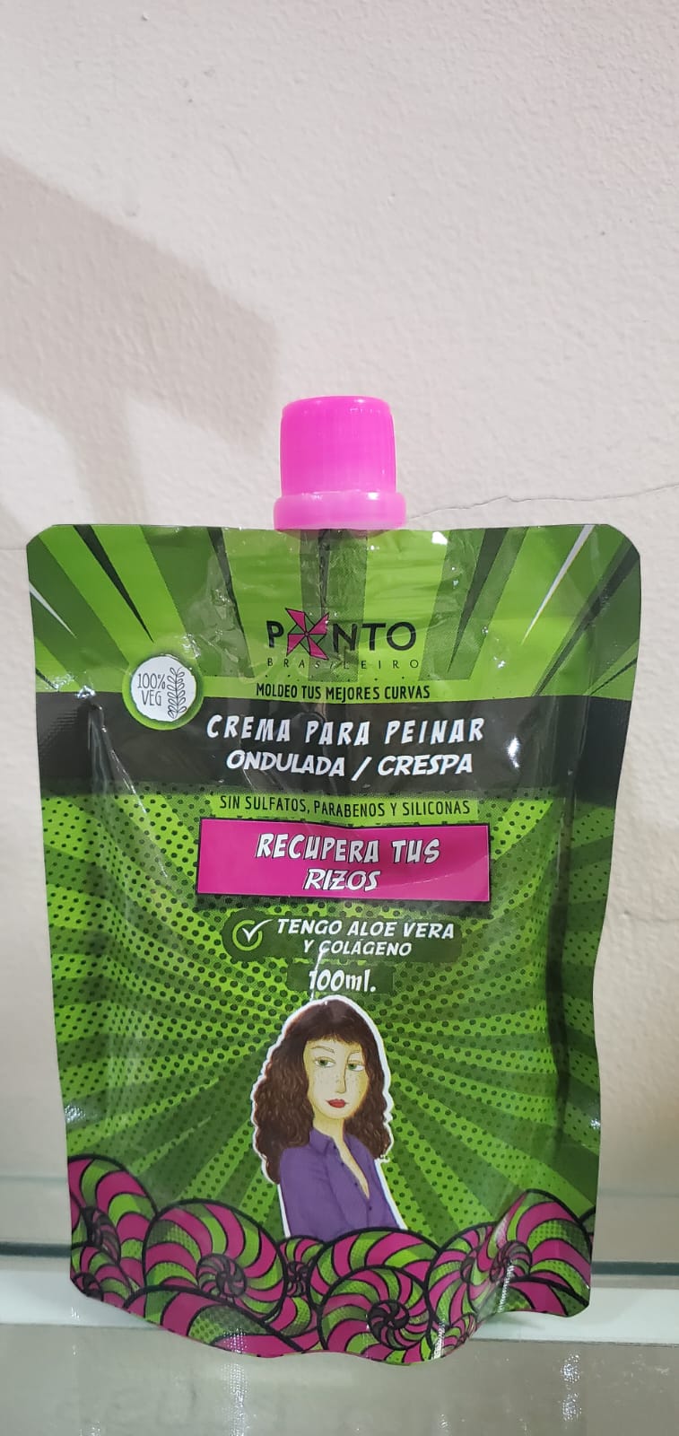 Ponto Sachet Crema Para Peinar Ondulada /Crespo 100ml