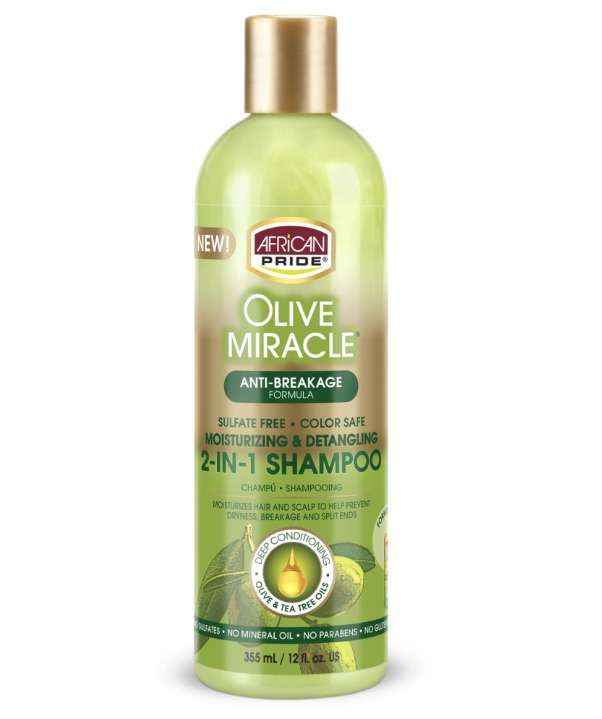 African Olive Shampoo 2 En 1 355ml