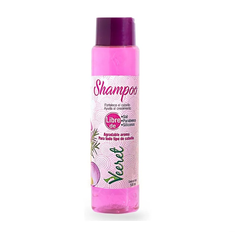 Veeret Shampoo Cebolla Ajo Romero 500ml