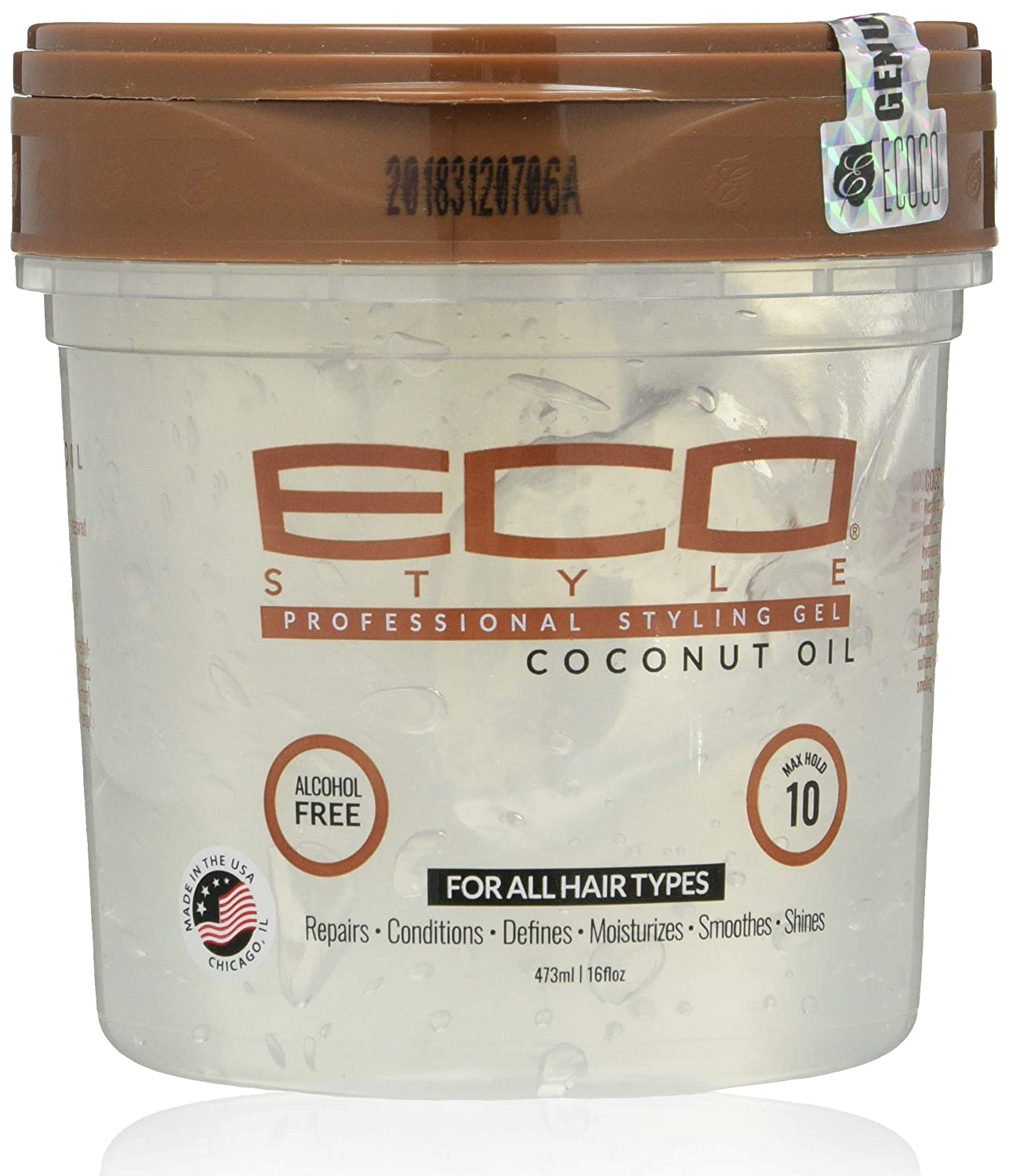 Eco Gel Coconut 16Onz