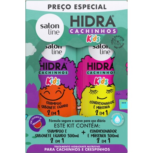 Salon Line Kit Hidra Cachinhos Kids 300ml