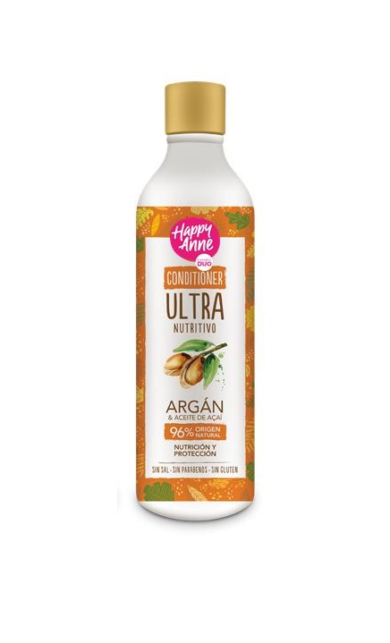 Happy Anne Acondicionador Argan Ultra Nutritivo 340ml