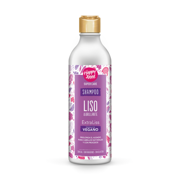 Happy Anne Shampoo Liso y Brillante 340ml