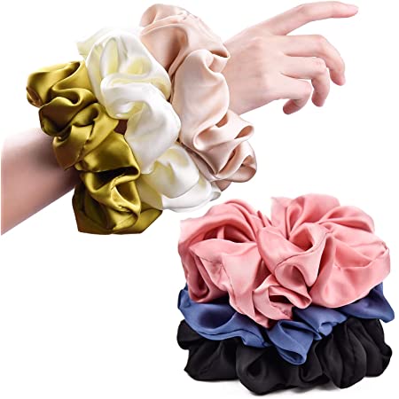 Scrunchies Grande con piedritas, texturas o estampados