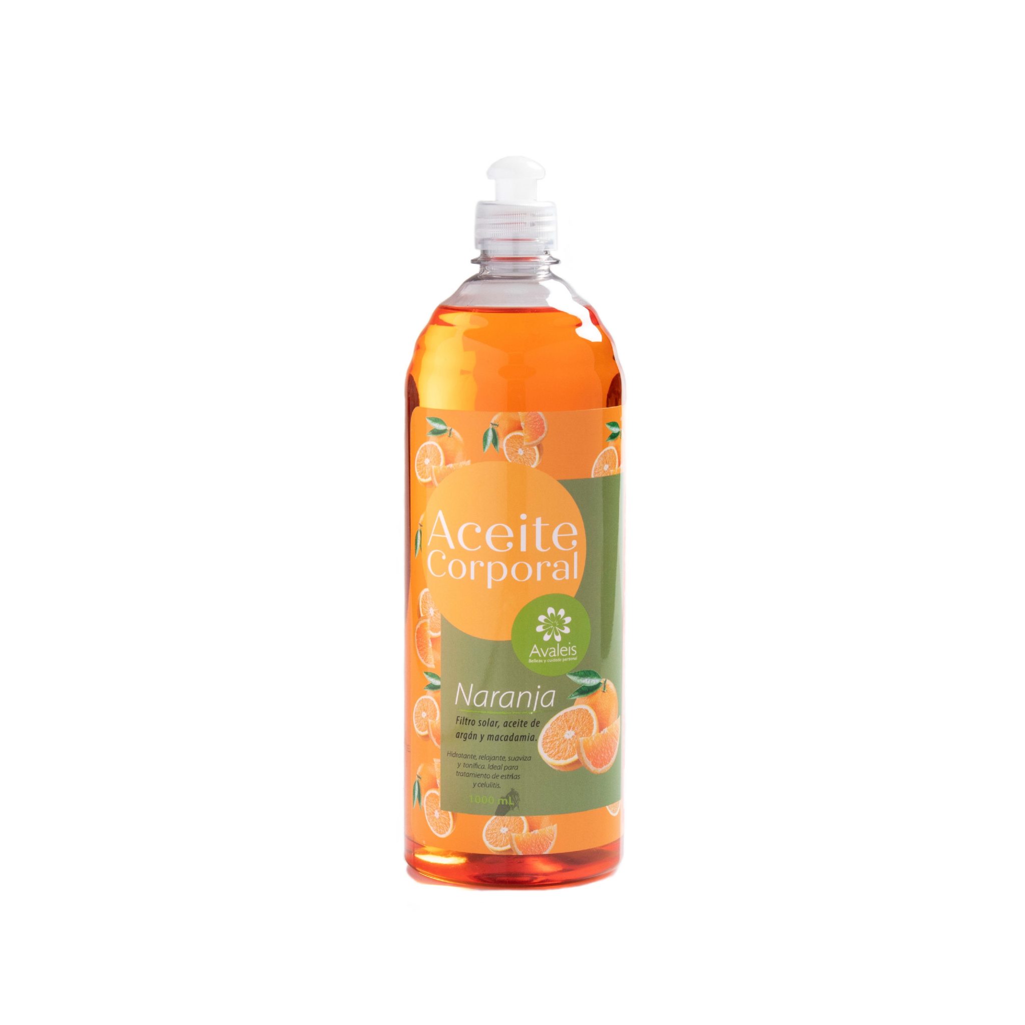 Avaleis Aceite Corporal Naranja 1000ml