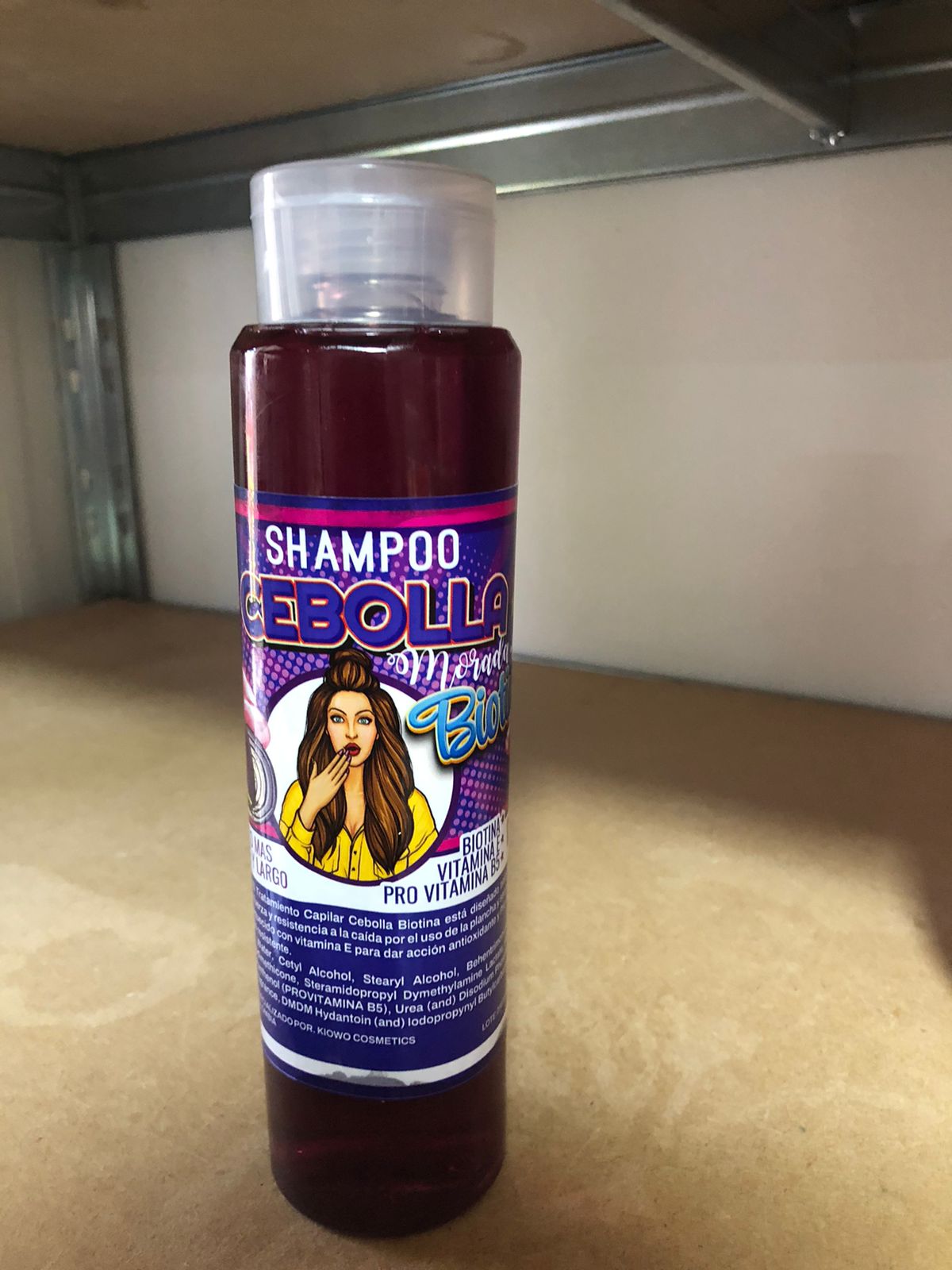 Kiowo Shampoo Cebolla + Biotina 500ml